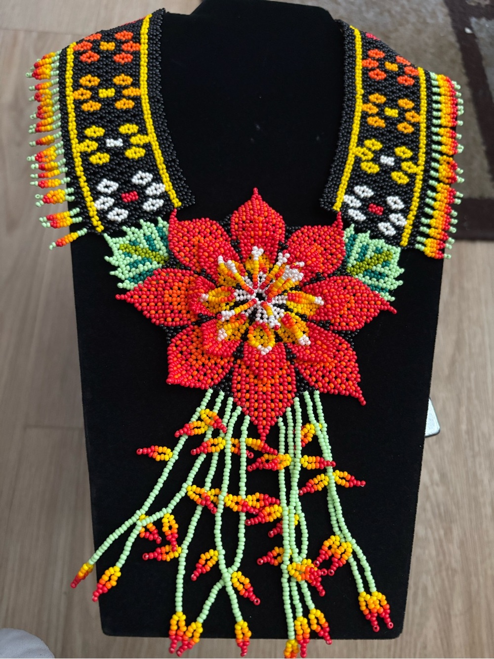 Mexican Handmade Chaquira Beaded Necklace